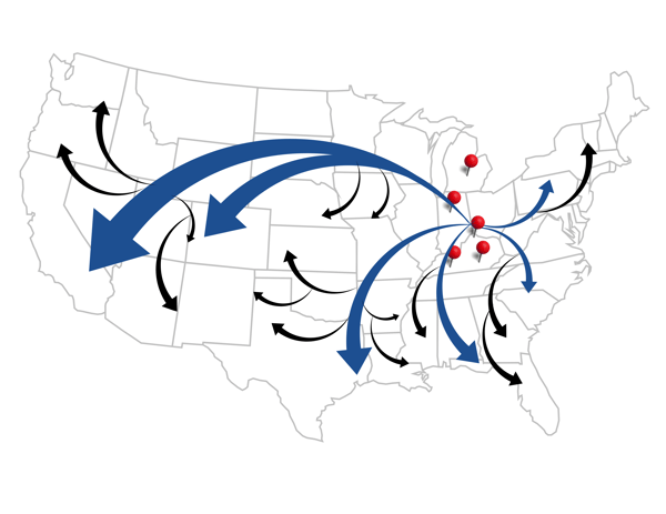 fulfillment map